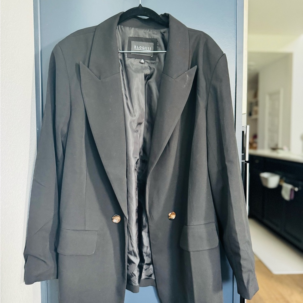 Eloquii Black Jacket